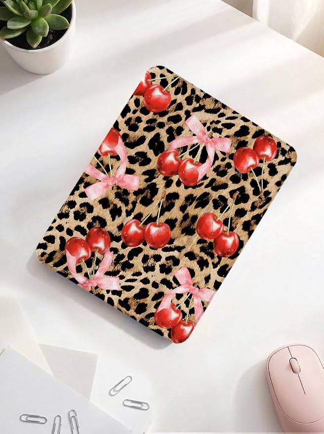 Brown Leopard & Pink Bow