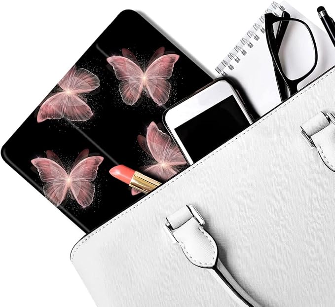 MAYCARI Butterfly Case for iPad 9.7 inch 2017/2018 with Pencil Holder Cute iPad 5th/6th Generation Protective Case with Soft TPU Back Auto Sleep/Wake Cover Slim Shell for Girls Women
