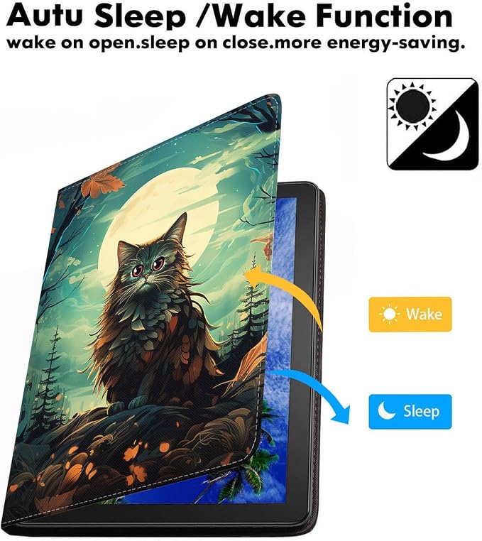 Cat Under The Moon