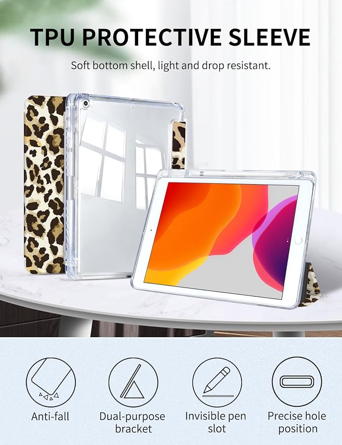 Leopard Beige Black