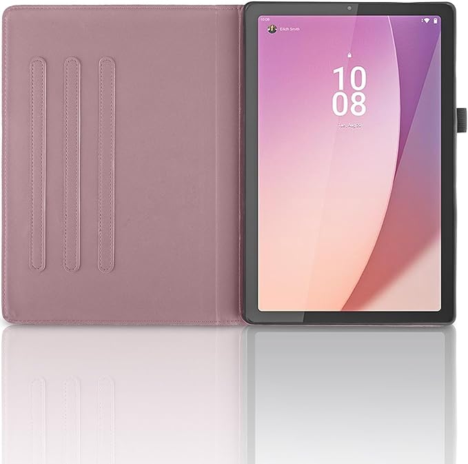 Tablet PC Bags Cases Sleeves Compatible With Lenovo Tab M9 9.0 Inch (Model: TB-310FU 2023 Released) Tablet Case 360 Degree Rotating Stand Foldable Tablet Case Tree Of Life Embossed Shell(Rose Gold)