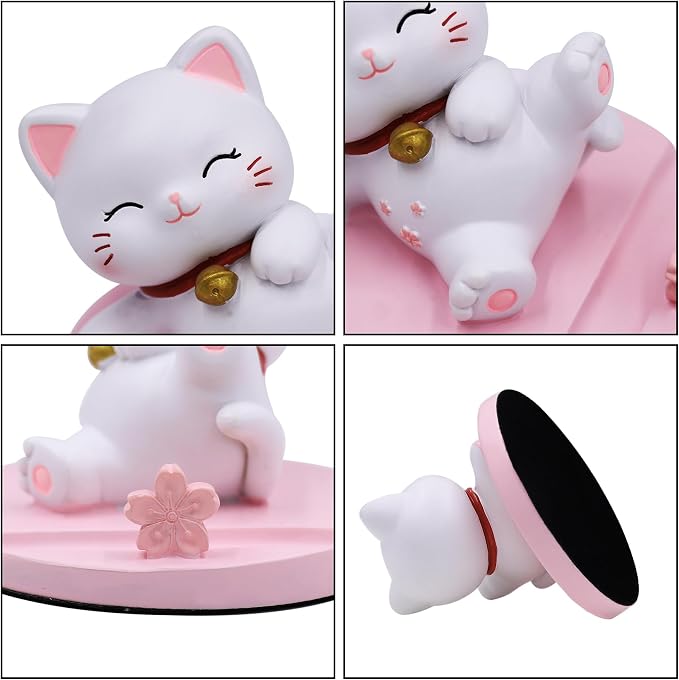 Pink Cat lying