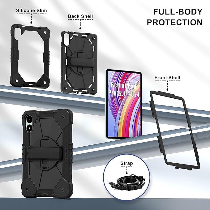 Black+2 PCS Glass