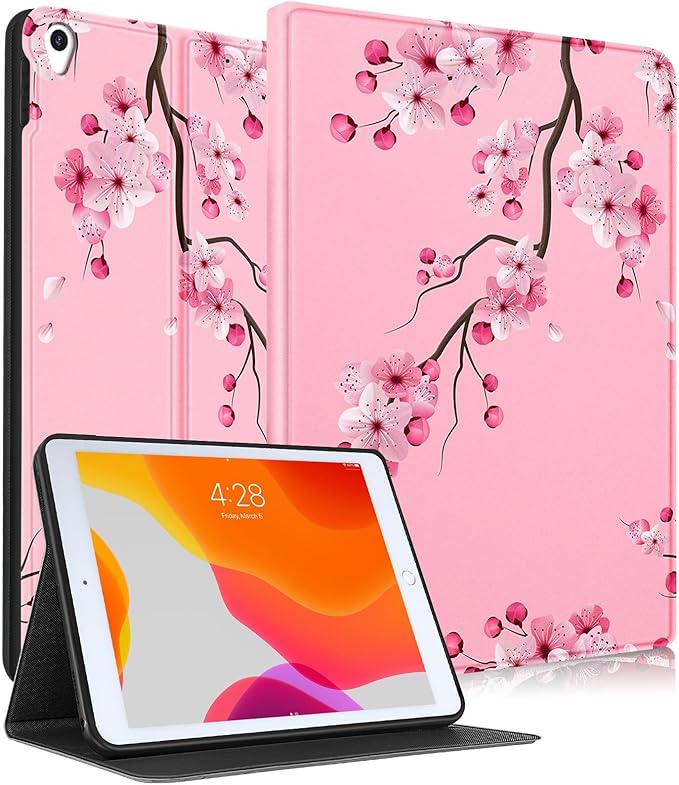 for iPad Air 3rd Generation Case for Apple iPad Pro 10.5 Inch Case Cute Kids Women Girls Teens Girly Kawaii Folio Flowers Pretty Unique Design Cover for iPad Air 3 Gen 2019 Pro 10.5 Cases