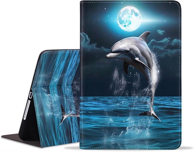 Dolphin Under the Moon