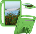 Tablet Case with Built in Handle and Kickstand Lightweight Kids Friendly Shockproof Cover Compatible with Samsung Galaxy Tab S10 FE+/ S10 FE Plus 13.1″ Green