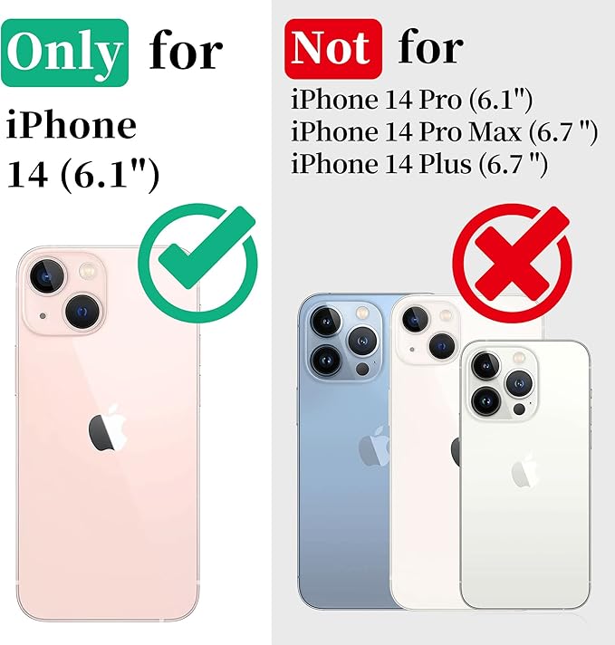 Cozycase for iPhone 14 Waterproof Shockproof Dustproof Case - Heavy Duty/360 Full Body/Military Grade/Protective/Rugged 【8FT Drop Proof | IP68 Underwater】 Built in Screen/Camera Protector with Lanyard