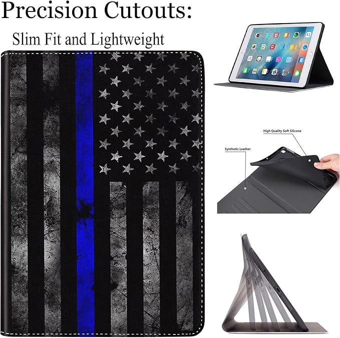 US Thin Blue Flag