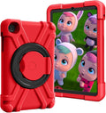 Compatible with Samsung Galaxy Tab A 8.4 T307 Tablet CaseRugged Kids Case with Stand Lightweight Shockproof Kids Friendly Tablet Cover Red+Black