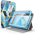 i-Blason for iPad mini 7 Case (A17 Pro 2024) iPad mini 6 Case (2021) 8.3 inch Full-Body Trifold with Built-in Screen Protector Smart Cover with Auto Sleep/Wake &amp Pencil Holder Cosmo Series (Oce