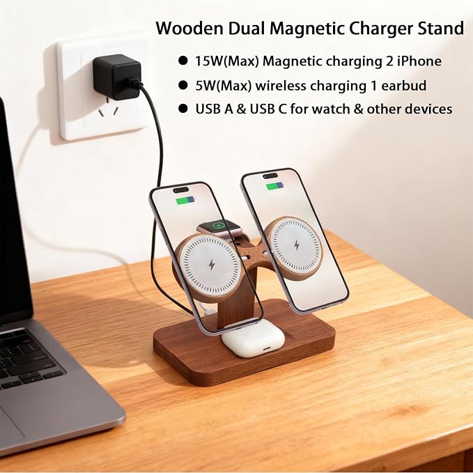 With Apple watch charger