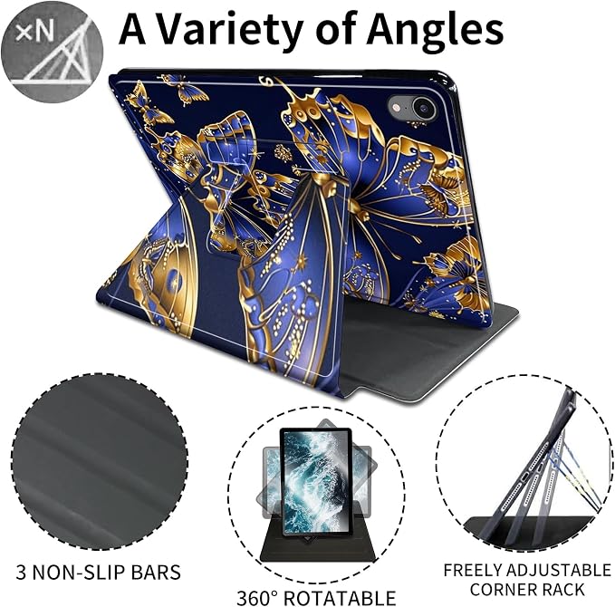 Blue Gold Butterfly