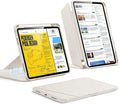 ESR for iPad Air 11 Inch Case M4/M3/M2 (2026/2025/2024) iPad Air 5th/4th Gen Case (2022/2020) Vertical Stand Cover Multi Stand Angles Ultra-Stable Cover with Pencil Holder Flip Series Starlight