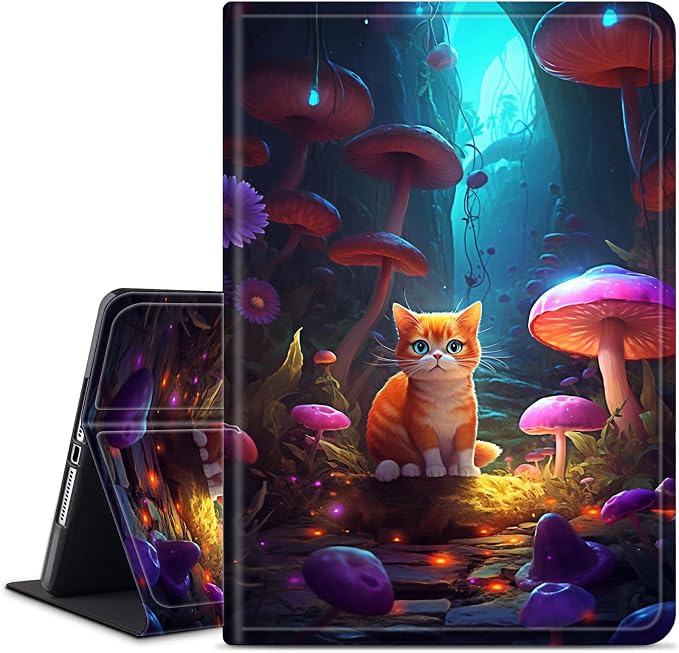 Mushroom Cute Cat