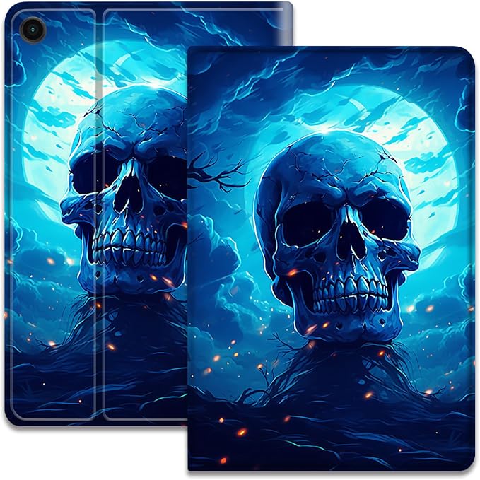 Blue Skull Head