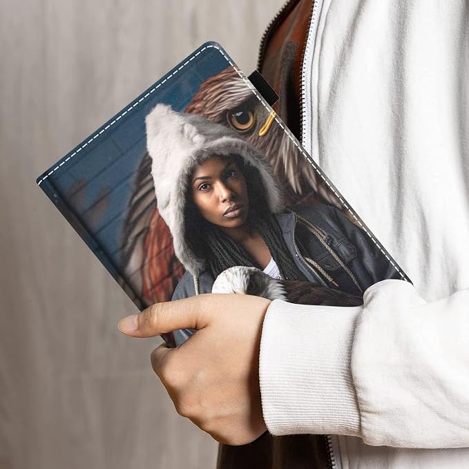 American Black Girl Bald Eagle