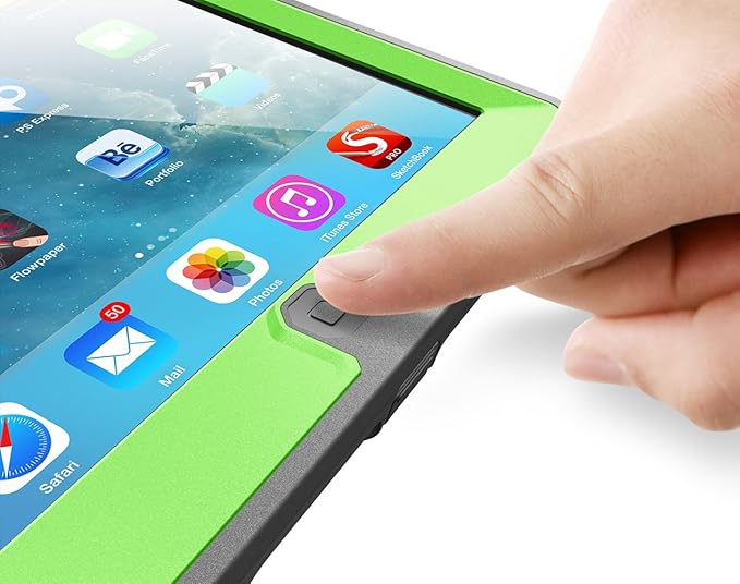 SUPCASE for iPad Air 1st Generation Case with Screen Protector [Military-Grade Protection] [Anti-Scratch] Heavy Duty Full-Body Rugged Protective Tablet Case Cover for Apple iPad Air 1 9.7 Inch Green