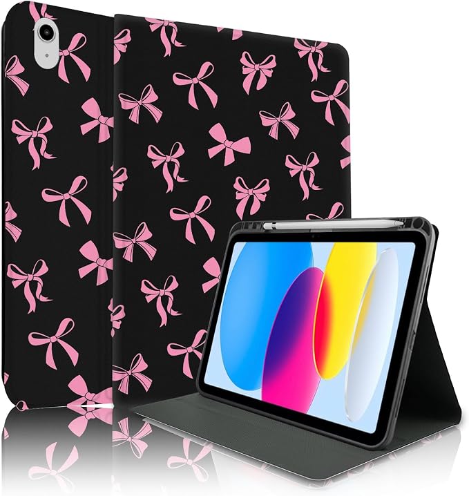 Black - Pink Bow
