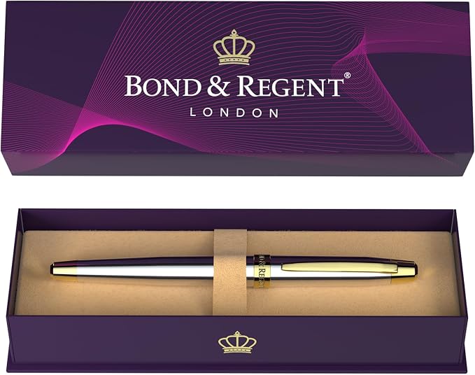 Silver Chrome & 24 Karat Gold Finish
