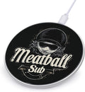 Grunge Meatball Sub Phone Charger Magnetic Charging Pad Anti-Slip with USB Cable