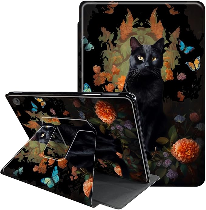 Black Cat Butterfly Flowers