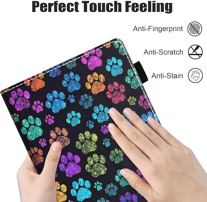 Colorful Dog Paw Print