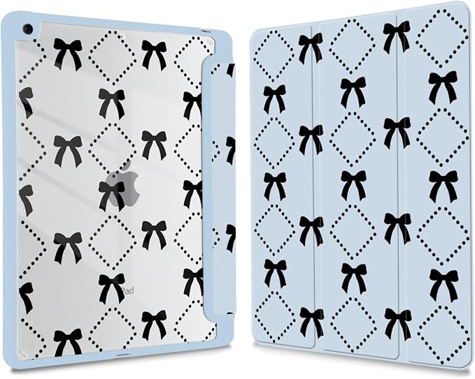 Blue- Black Bow