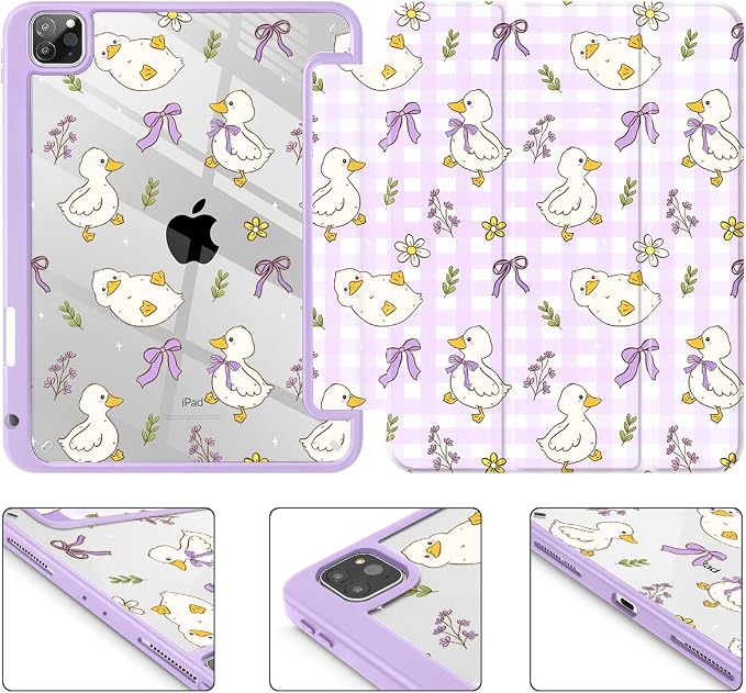 Duck & Bow Purple