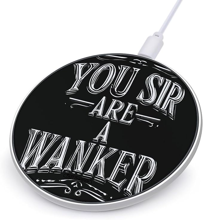 You Sir are A Wanker Phone Charger Magnetic Charging Pad Anti-Slip with USB Cable