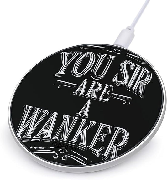 You Sir are A Wanker Phone Charger Magnetic Charging Pad Anti-Slip with USB Cable
