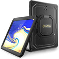 Fintie Shockproof Case for Samsung Galaxy Tab S4 10.5 2018 Model SM-T830/T835/T837 [Tuatara Magic Ring] [360 Rotating] Multi-Functional Grip Stand Carry Cover w/Built-in Screen Protector Black