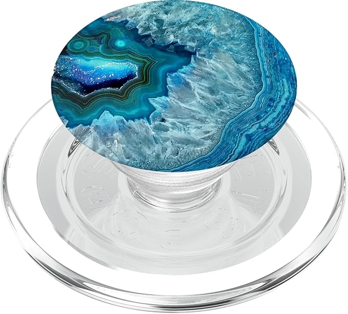 Turquoise Blue Teal PopSockets PopGrip for MagSafe
