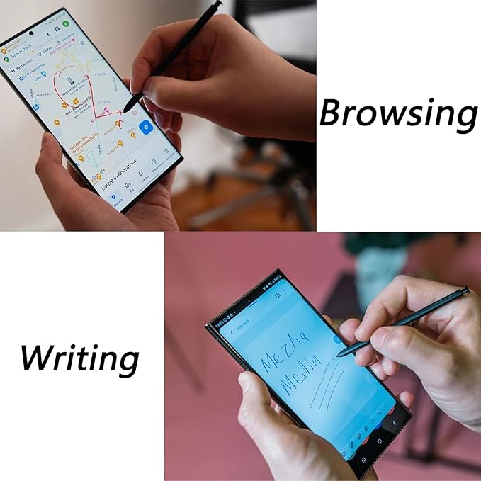 Galaxy S23 Ultra S Pen for Samsung Galaxy S23 Ultra 5G Stylus Pen Touch S Pen Replacement with Bluetooth EJ-PS918(Phantom Black)