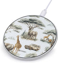 African Wild Animal Hunting Phone Charger Magnetic Charging Pad Anti-Slip with USB Cable