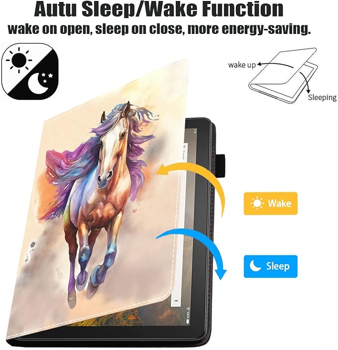 Watercolor Horse Painting Art