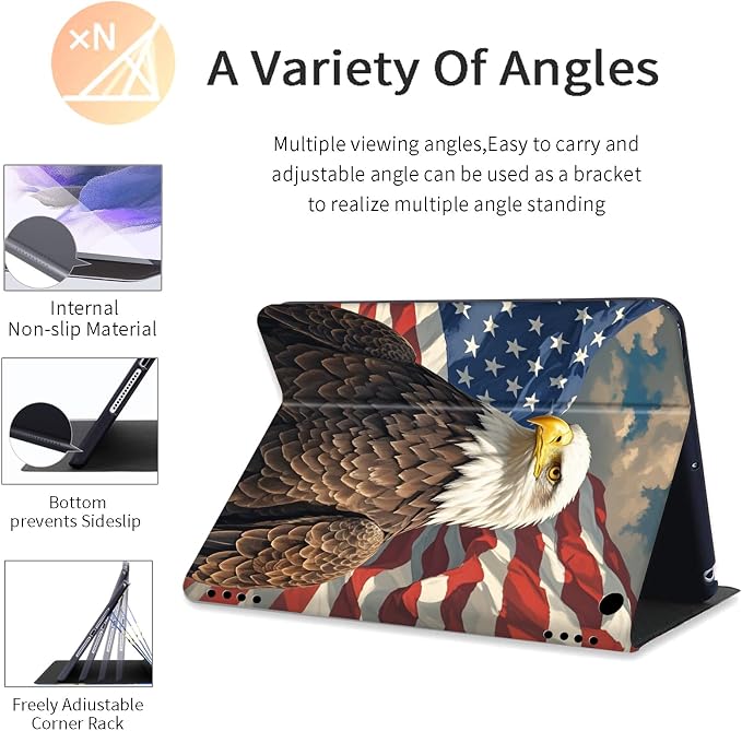 Bald Eagle American Flag