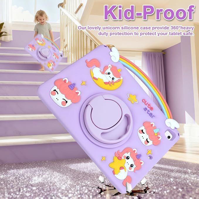 Rainbow Unicorn-Purple