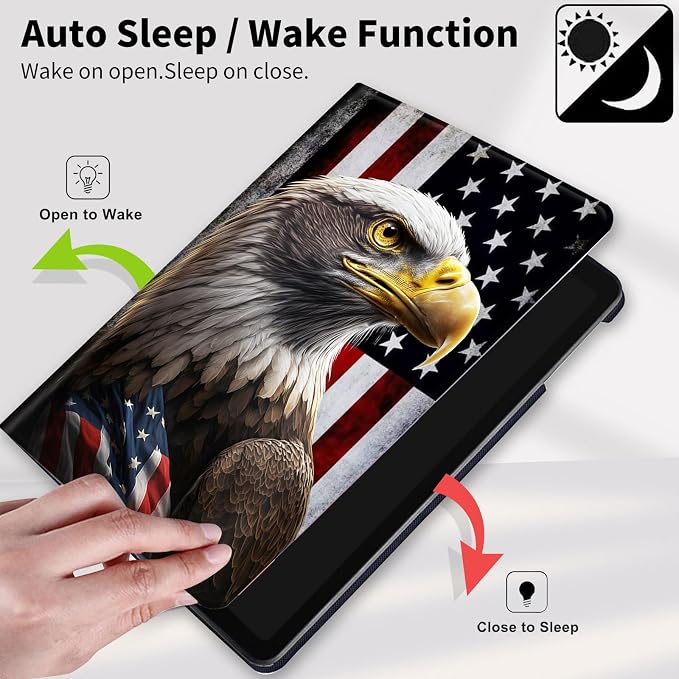 Cute Eagle American Flag