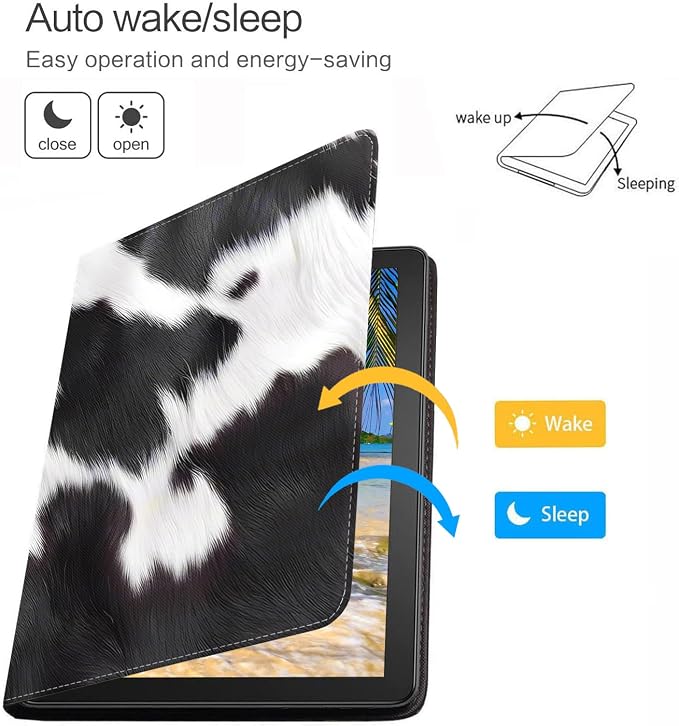 Black and White Cow Print