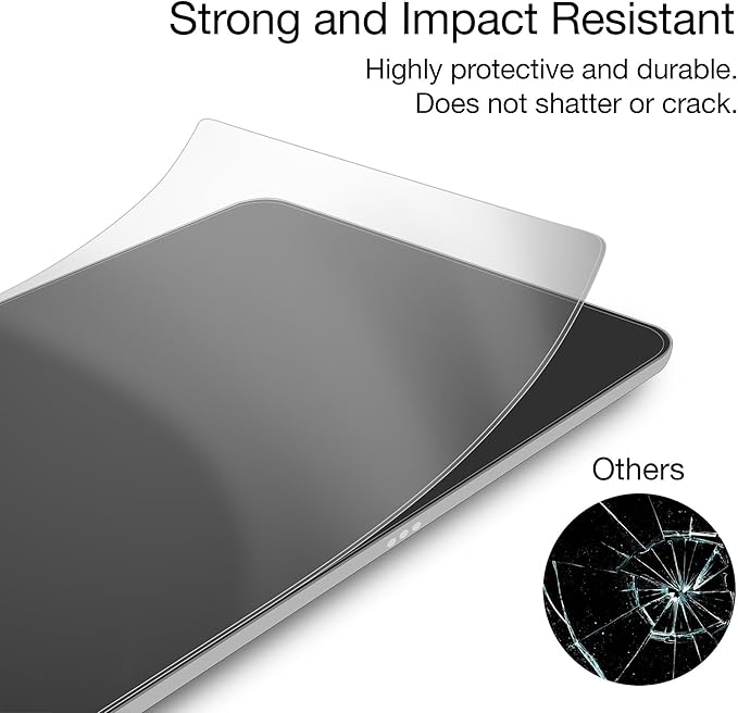 BoxWave Screen Protector Compatible with Pioneer CDJ-3000 (9 in) - ClearTouch Anti-Glare ToughShield 9H (2-Pack) Anti-Glare 9H Tough Flexible Film Screen Protector