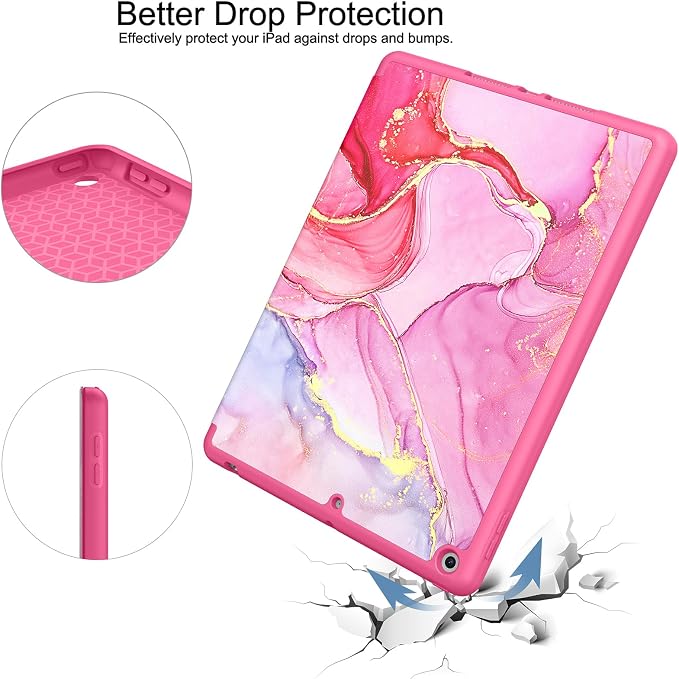 P-Hot Pink Marble