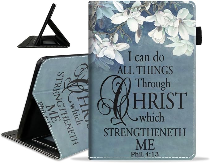 Floral Quote Bible Verse Phil 4:13