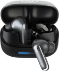 JLab Epic Pods ANC True Wireless Bluetooth Earbuds Hybrid Dual Driver System Knowles Balanced Armature Adaptive Noise Canceling 56+ Hours Playtime Custom Sound via App Wireless Charging Black