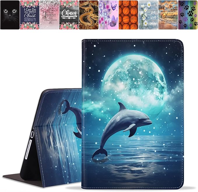 Dolphin Under the Moon