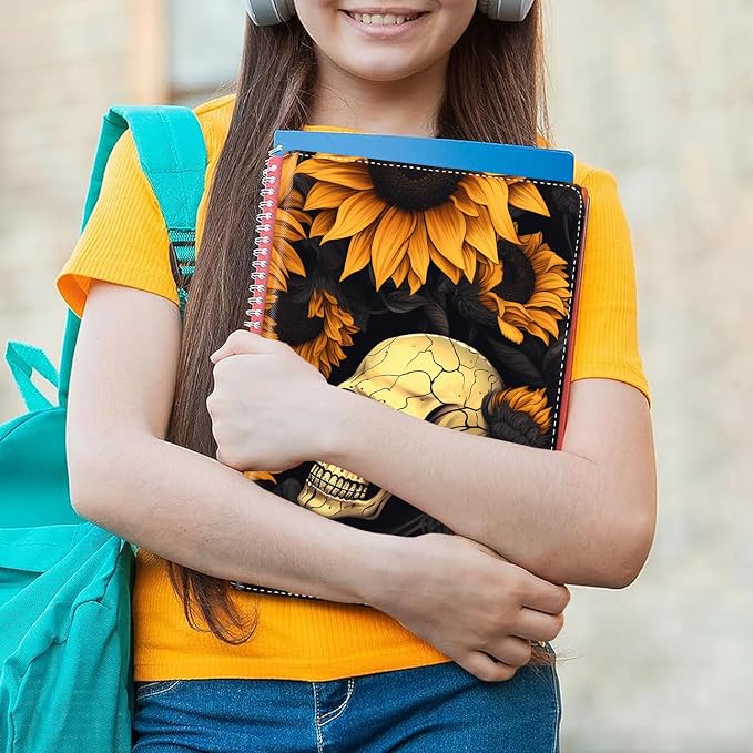 Sunflower and Skulls Pattern