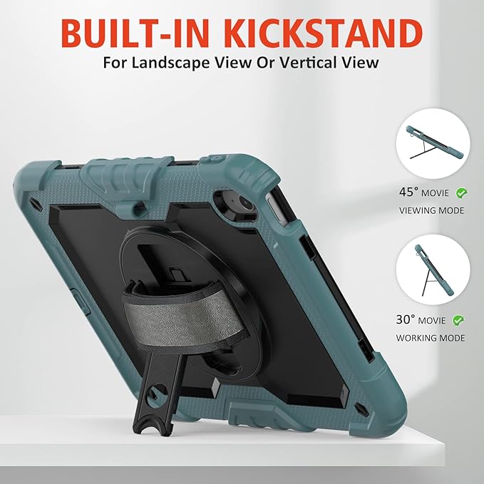 Teal Case with Glass Screen Protector