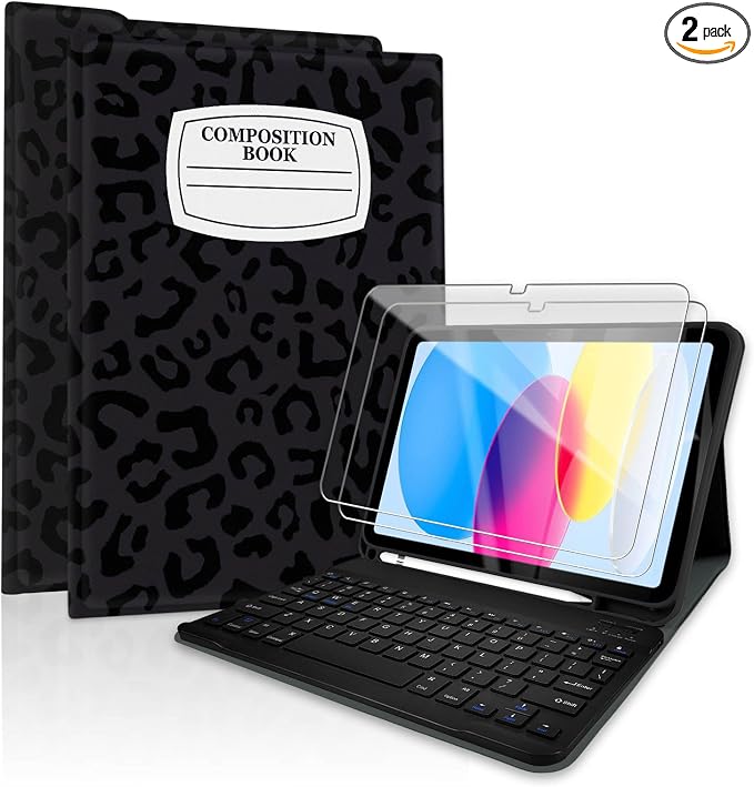 Notebook Leopard Black