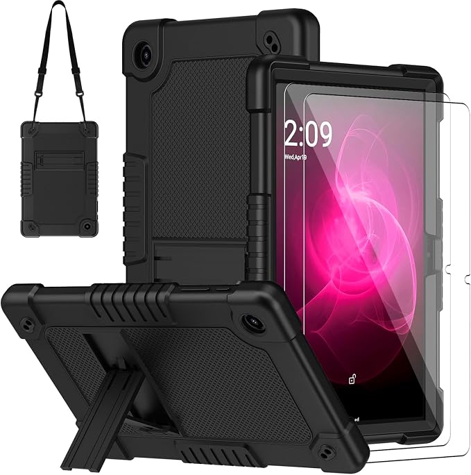 Black+2Pcs Glass