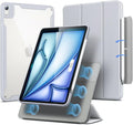 ESR for iPad Air 11 Inch Case M4/M3/M2 (2026/2025/2024) iPad Air 5th/4th Gen Case (2022/2020) 10.9 Inch with Pencil Holder Removable Magnetic Cover Vertical Stand Rebound 360 Series Grey