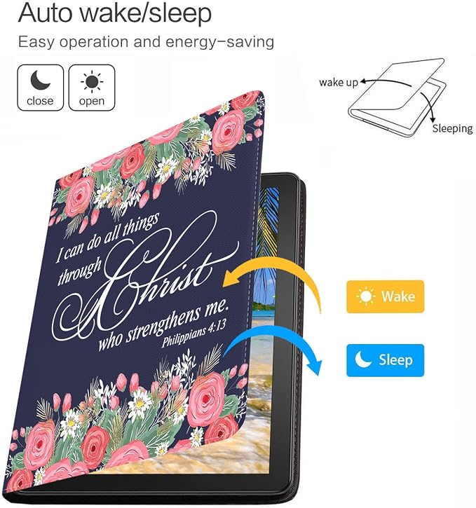 Floral Quote Bible Verse Philippians 4-13